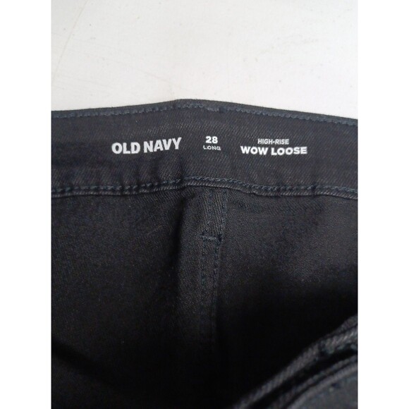 Old Navy Black Ankle Pants Stretch Casual Jeans Sz 28 Plus NWT - Picture 5 of 6